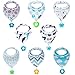 Vuminbox usv-8 Baby Set 3-8Pack Super Teething Absorbent Drool Bandana Bibs 100% Organic Cotton, 9, Multicolor