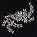 FAYBOX Vintage Gold Twig Crystal Pearl Side Combs Bridal Headpiece Wedding Accessories A