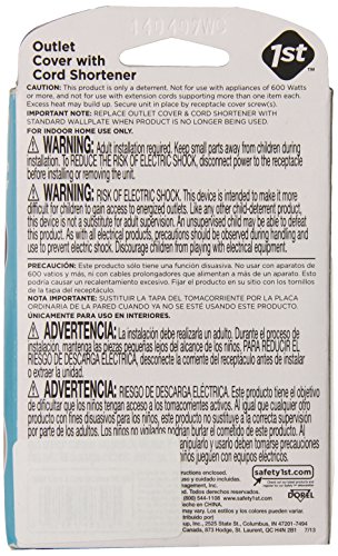 Safety 1st Outlet Cover with Cord Shortener