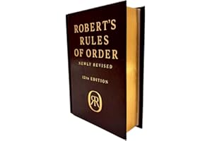 Robert's Rules of Order Newly Revised, Deluxe 12th edition