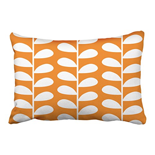Shorping Zippered Pillow Covers Pillowcases 20x30 Inch Mid Century