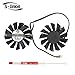 FanEngineer Generic New Rotary DC Fan Brushless/Video Card Cooling Dual Fan for MSI Twin Frozr III RX6950 PLD08010S12HH 4-Pin DC12V 0.35A
