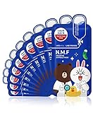 MEDIHEAL Line Friends N.M.F Aquaring Ampoule Mask Pack of 10