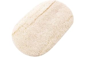 Square/Round Shape Natural Loofah Luffa Bath Brush Kitchen Wash Body Pot Bowl Sponge Scrubber Stylish Durability