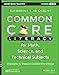 Common Core Literacy for Math, Science, and Technical Subjects: Strategies to Deepen Content Knowledge (Grades 6-12) (Jossey-Bass Teacher)