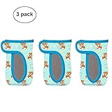 3 Pack Neoprene Glass Baby Bottle Sleeve Baby Bottle Cover Jacket Bag for 8 oz Avent