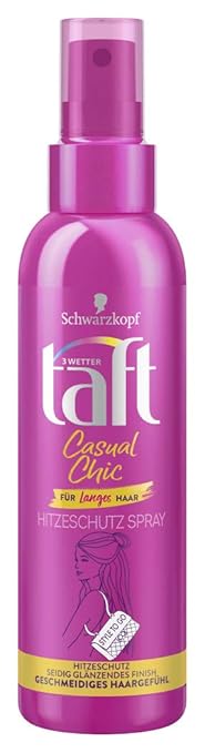 Schwarzkopf 3 Wetter Taft Casual Chic Langes Haar Hitzeschutz 1er Pack 1 X 150 Ml Amazon De Beauty