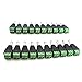 ZRAMO 20 Pcs Q9 Screw Terminal Camera Video BNC Male Balun Adapter Connector for Coax CAT5 CCTV Security Camera