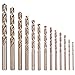 Hymnorq 13-Piece M35 Cobalt Drill Bit Set (1.5mm-6.5mm) with Metal Index Case, Fully Ground, 135° Split Point, Dual Twist Flutes, Ideal for Drilling Hard Metals Like Stainless Steel and Cast Iron