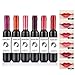 HailiCare 6 Colors Wine Lip Stain, Waterproof Lip Glosses, Lip Tint, Liquid Lipstick 6pcs/kit