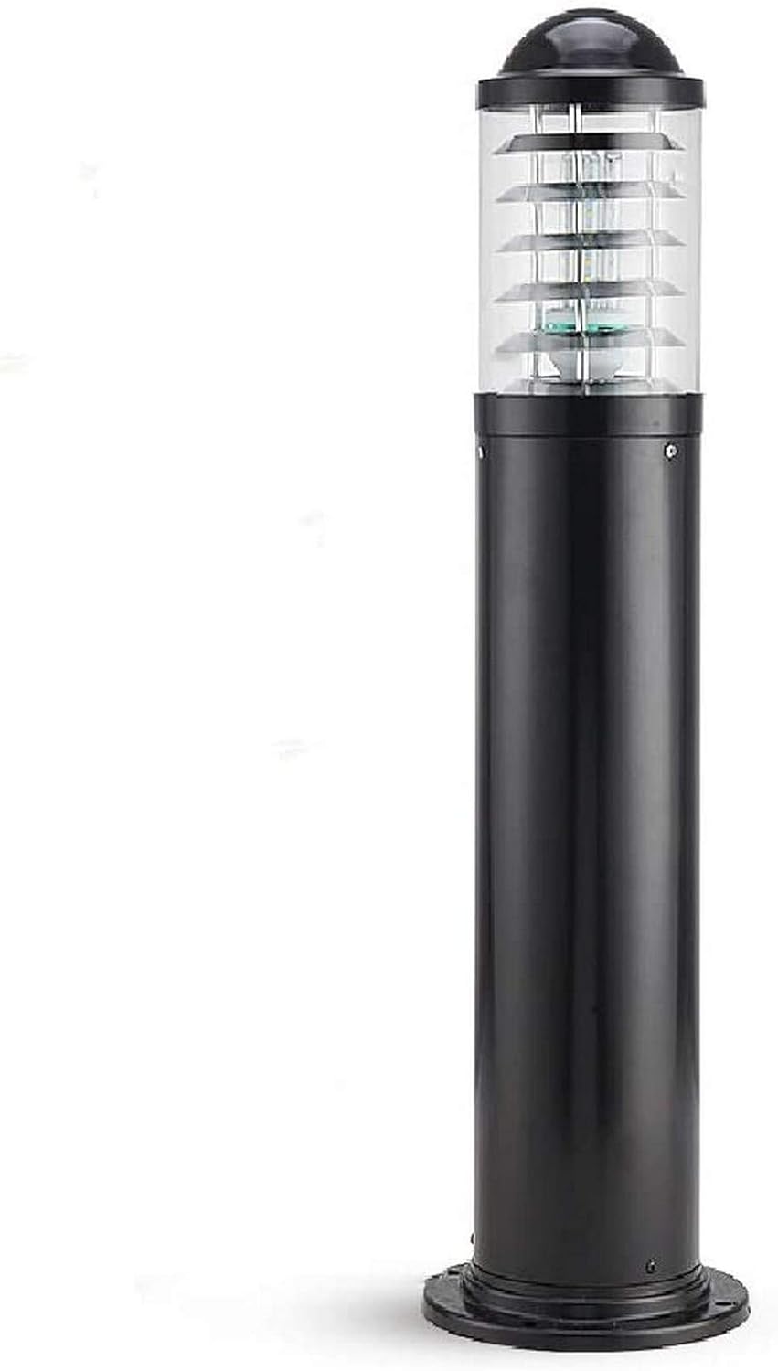 Einfache wasserdichte Rasenlaternen Stehlampen Moderne Schwarze