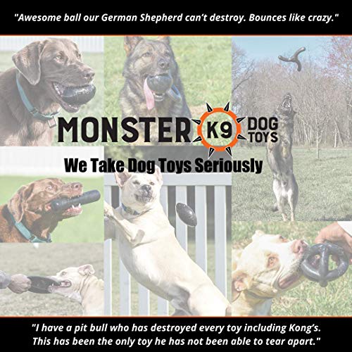 Monster K9 Dog Toys Ultra Durable Solid Ball Lifetime Replacement