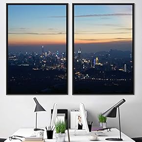 signwin 2 Piece Framed Canvas Wall Art Beautiful...