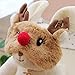 ZHI CHEN Silk Eye Mask with Lovely 3D Cute Deer Face Soft & Lightweight Adjustable Sleeping Blindfold for Kids Girls Adult for Yoga, Travel, Sleep, Party [Inclulding Ice Bag, Ear Plugs] (Milu Deer)