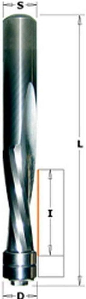 CMT Orange Tools 191.064.11b - Upcut Sc Spiral Bit W/Bearing Z2 S=6Mm D=1/4X1X3 Hwm Rh