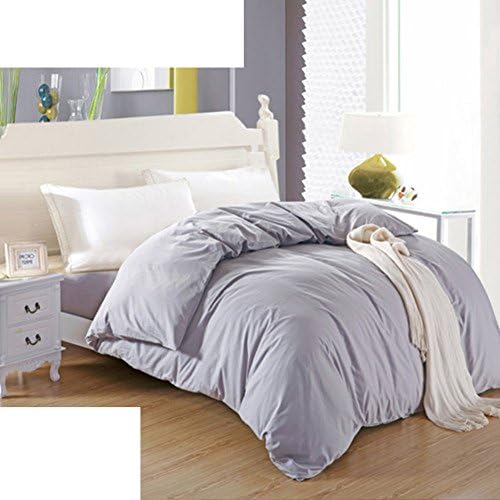 Modern Minimalist style Solid Color 100% Cotton Quilt Cover-B 160x200cm(63x79inch)