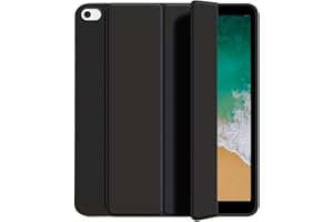 Black Soft Flexible Case for iPad mini 1/2/3/4/5 (7.9 Inch), Slim Shockproof Protective Cover, Scratch Resistant Flexible Bac