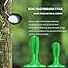 Wisedom Dog Toothbrush Stick-Puppy Dental Care Brushing Stick Effective Doggy Teeth Cleaning Massager Natural Rubber Bite Resistant Chew Toys for Dogs Pets Green