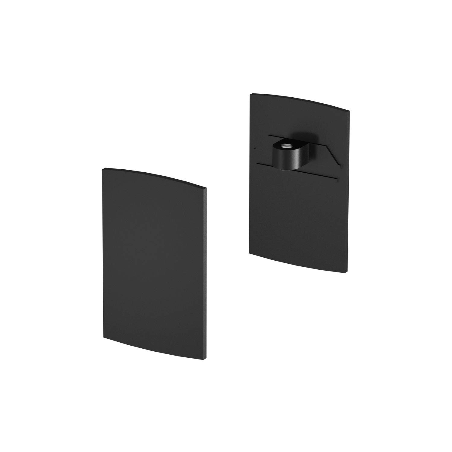 SLV H-PROFIL End Caps, Black