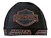 Harley-Davidson Mens Strong HD B&S Black Nylon Skull Cap, SK98630