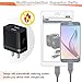 USB Plug Charger, Canjoy 4 Psc Colorful Wall Charger Dual USB Ports Power Universal Home Charger 10W 2A Portable Fast Charging Adapter for iPhone 6/7 Plus, iPad, Samsung Galaxy S8, Tablet