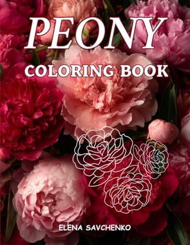 Amazon.com: Peony: A Coloring Book from Zush Flower Farm: Flower