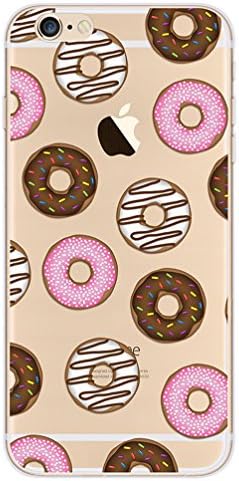 iPhone 6s Plus Case,iPhone 6 Plus Case,Skydume Ultra Slim Cute Transparent Clear TPU Gel Skin Protective Back Case Cover for 5.5 inch iPhone 6 Plus/6S Plus(Donut)