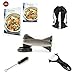 Premium Vegetable Spiralizer Bundle - New 4-Blade Spiral Slicer with Ceramic Peeler - Zucchini Pasta Spaghetti Maker