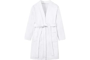Umeyda Boys Girls Towel Robe Soft Terry Cloth Kimono Bathrobes Sleepwear for Kids, 3-12 Years