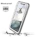 Vapesoon iPhone X/iPhone Xs Waterproof Case, Waterproof Shockproof Snowproof Clear Slim Case for iPhone X/iPhone Xs (5.8inch) -Gray/White (Gray/White)