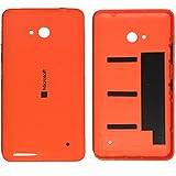 Back Housing Battery Door Cover Rear Case Compatible with Microsoft Lumia 640 (Orange)