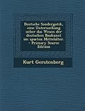 Front cover for the book Deutsche Sondergotik : eine Untersuchung über das Wesen der deutschen Baukunst im späten Mittelalter by Kurt Gerstenberg