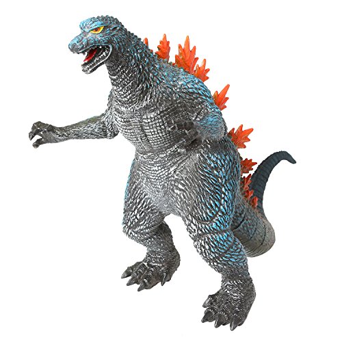 godziilla 14" 13" 7" Standing Gojirasaurus Dinosaur Model, godziilla Action Figure Toy, Soft Vinyl Plastic Dino Movie Monster Series - godziilla Toy for Kids (Orange) - Thumbnail 7