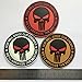 SpaceAuto 3D PVC Rubber God Will Judge Our Enemies We'll Arrange the Meetings Punisher Tactical Morale Badge Emblem Patch Sized 3.15