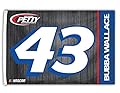 Darrell Bubba Wallace #43 2018 NUMBER 3x5 Flag w/grommets Outdoor House Banner Nascar Racing