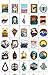 Vinyl Outdoors Wilderness Nature Stickers Hiking Camping Travel Adventure Stickers Pack 50 Pcs Outdoors Decals for Car Bumper Helmet Luggage Laptop Water Bottle