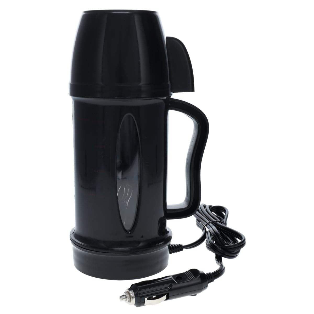 Photo 1 of RoadPro 12V 20-Ounce Hot Pot II RP5021 - Electric Coffee Mug Travel Kettle Hot Tea Maker Portable Water Boiler DC 12 Volt Electric Kettle - Black