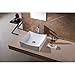 Luxier CS-016 Bathroom Porcelain Ceramic Vessel Vanity Sink Art Basin