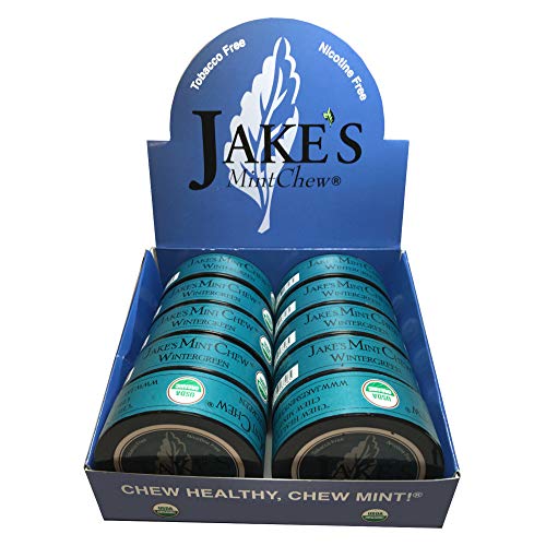 Jake's Mint Chew - Wintergreen - 10 pack - Tobacco & Nicotine Free!
