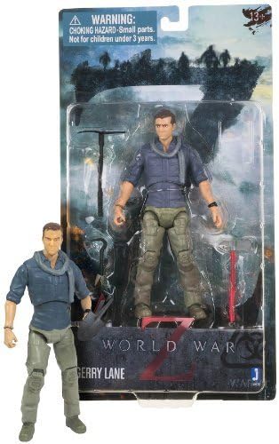 World War Z Gerry Lane ~6" Figure w/ Axe, Crowbar & Spade Action Figure Series [Brad Pitt]