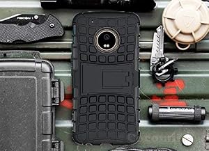 Image of Cocomii Grenade Armor Motorola Moto G5 Plus Case New [Heavy Duty] Premium Tactical Grip Kickstand Shockproof Bumper [Military Defender] Full Body Dual Layer Rugged Cover for Moto G5 Plus (G.Black)