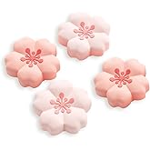 GeekShare Sakura Thumb Grips Compatible with Nintendo Switch 2, Anti-Slip Silicone Switch 2 Joystick Caps with Original Design and Comfortable Grip(4PCS)