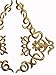 Two Hug Gold Flower Leaves Iron on Embroidered Appliques Patch Flower Motifs, Craft, Sewing, Embroidery Patches, Embroidered Lace Fabric Ribbon Trim Neckline Collar (Gold)