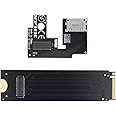 NFHK PCI-E 3.0 M.2 M-Key to Oculink SFF-8612 SFF-8611 Host Adapter for ThinkBook 14+ External Graphics Card & SSD