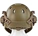 Myheartgoon NEW development Tactical Fast Helmet with Tactical Mask with Goggle for Airsoft Paintball (TAN)