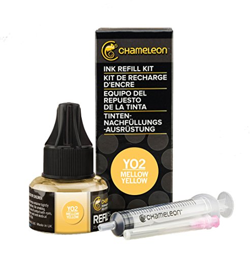 Chameleon Art Products, Ink Refill 25ml, Mellow Yellow YO2