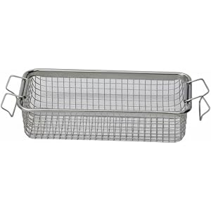 SM SunniMix Mesh Cleaning Basket Stainless Steel Parts Cleaner Fine Mesh Organizer with Easy Clean Handles Suitable for Jewel