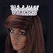 FUMUD Designs Vintage Peacock Crystal Tiara Wedding Crown Bridal Tiara Accessories Rhinestone Tiaras Crowns Pageant