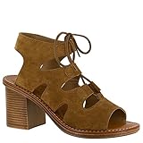 Bella Vita Women's Bre-Italy Ghillie Tie Sandal,Tobacco Suede/Leather,US 7 M