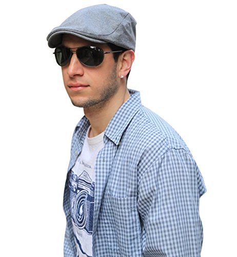 Sumolux unisex cotton ivy irish newsboy pure color cap …